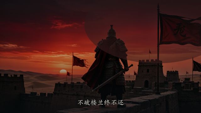 不破楼兰终不还画面